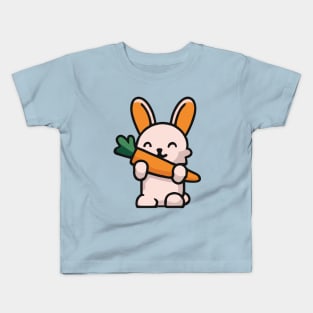 Cute Bunny Drawing Kids T-Shirt